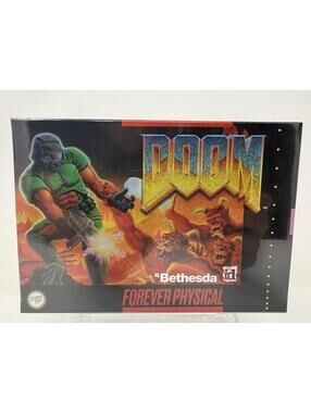 DOOM SNES Limited Run Games Collector's Edition SEALED 1 of 666 Bethesda NEW